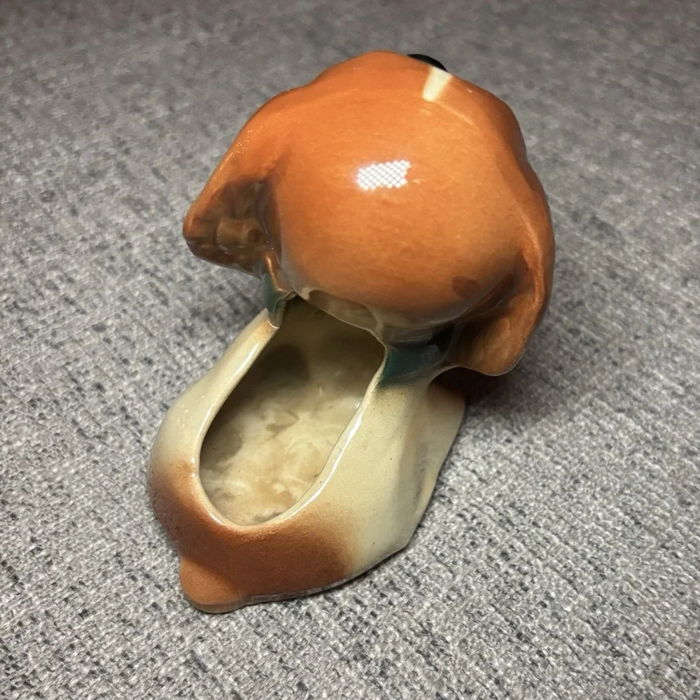 VTG MCM Shawnee Pottery Sad Puppy Dog Planter Ceramic kitschy Decor‎ 1950/60s